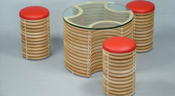 โต๊ะกาแฟเป็นชั้น