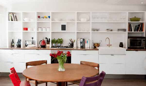 ไอเดียการจัดข้าวของในห้องครัว