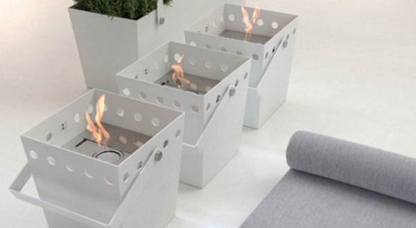 เตาผิงเอทานอลแบบพกพา