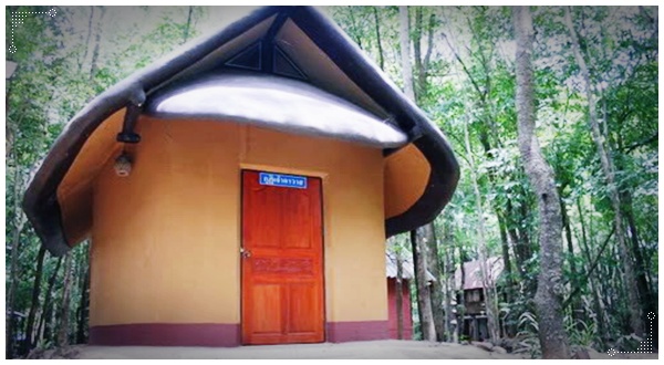 บ้านดิน สถาปัตยกรรมแบบธรรมชาติ 