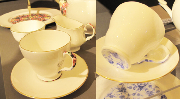 ชุดถ้วยชากับจานแบบกิ๊ปเก๋