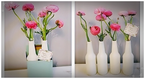 DIY แจกันขวดแก้ว