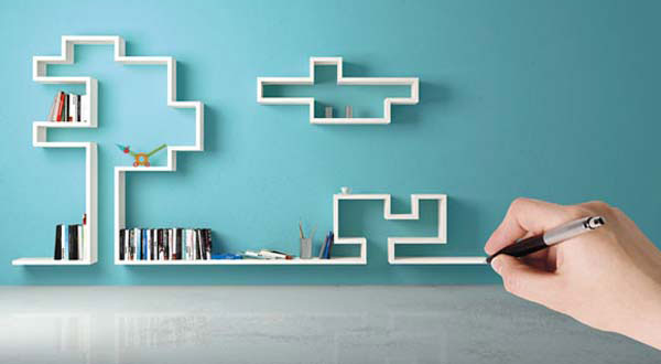 ชั้นวางของแบบกราฟฟิค