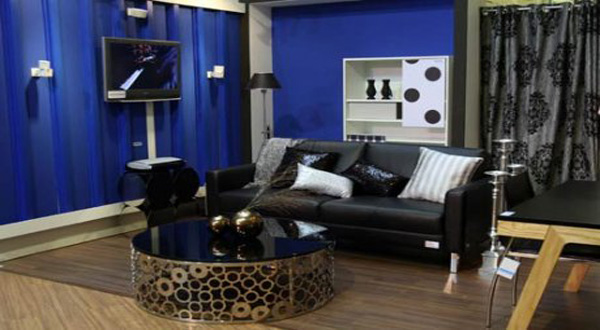 สไตล์ห้องนั่งเล่นแบบ Blue Marine Roomกับวีเจวุ้นเส้น