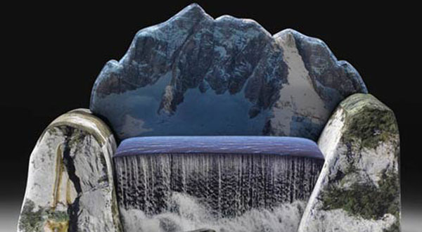 โซฟาฉากภูเขา