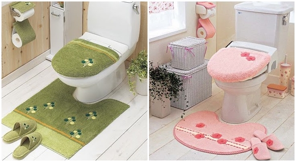 แต่งห้องน้ำ(น้องโถ)สวยๆ