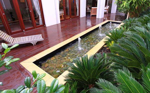 บรรยากาศสวนน่าหลงไหล ในสไตล์บาหลี