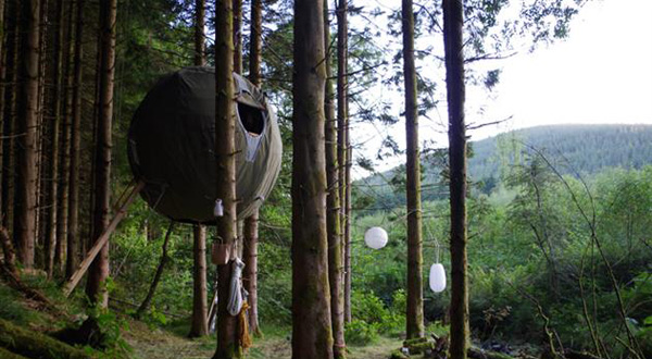 เต็นท์ผจญภัยบนต้นไม้ สำหรับท่องเที่ยว ตามธรรมชาติ