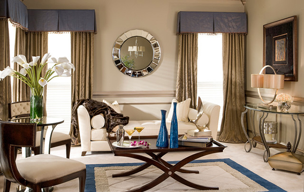 แต่งห้องนั่งเล่นให้ดูหรูหรา 