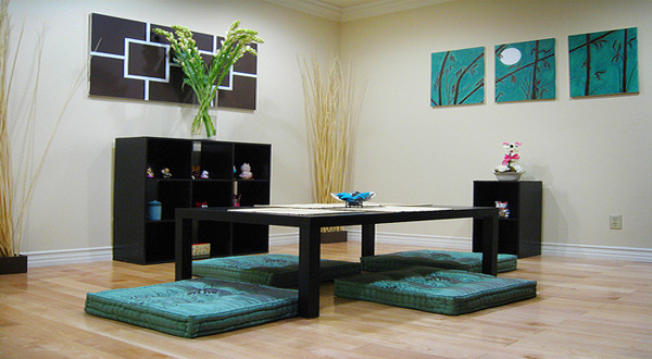 ห้องนอนเรียบง่ายสไตล์เซน