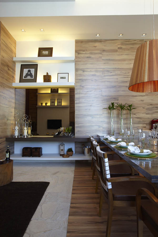 ชั้นวางของ พื้นไม้