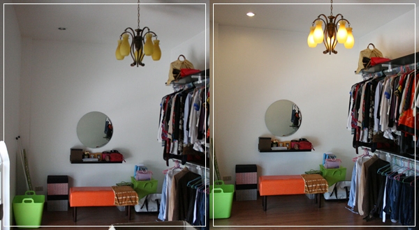 ตกแต่งห้องเสื้อผ้า