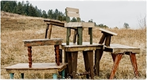 เก้าอี้ไม้ , โต๊ะไม้