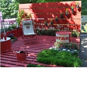 ทำสวนด้วยไม้เก่า