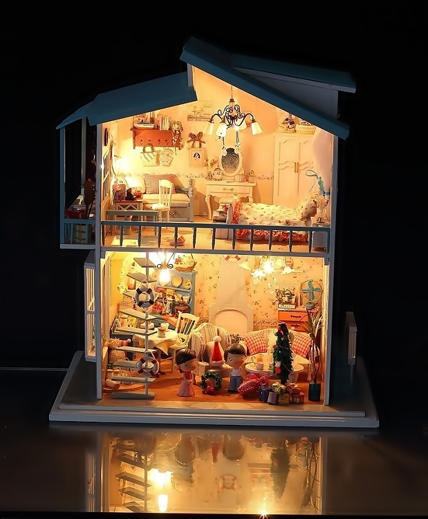 โมเดลบ้านสองชั้น