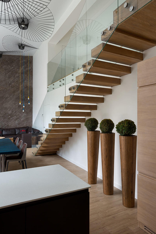 บันไดแบบกระจกใส บันไดแบบกระจกใส