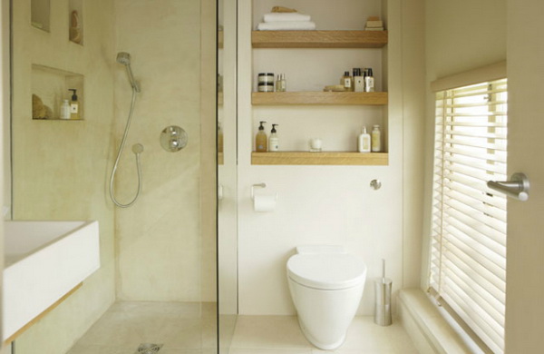 ไอเดียตกแต่งห้องน้ำขนาดเล็ก