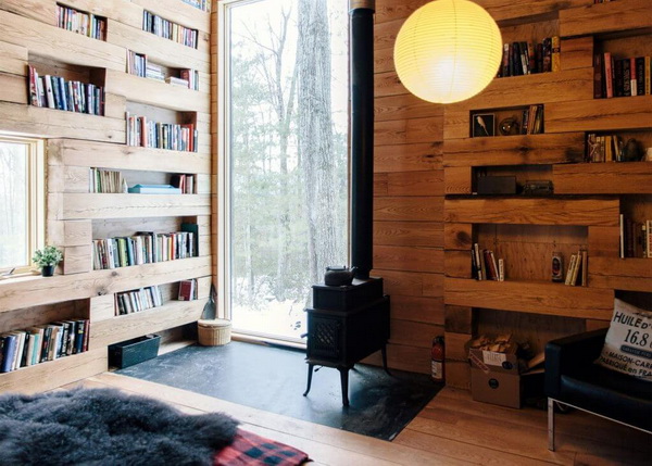 ไอเดียชั้นเก็บหนังสือ