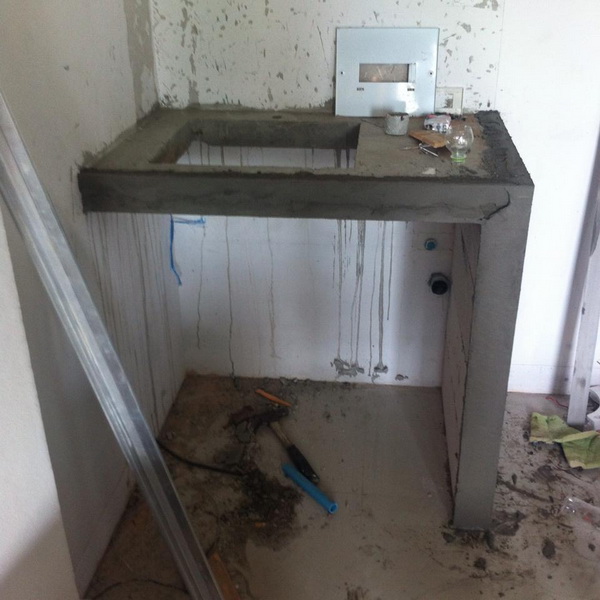 ซิงค์ปูนเปลือย