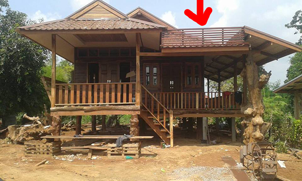 บ้านไม้ชั้นเดียว บ้านไม้ชั้นเดียว