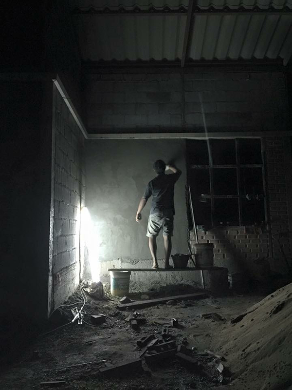 ฉาบปูนเอง