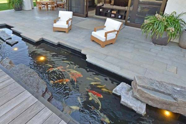 แต่งสวนสวยด้วยบ่อปลาคาร์ฟ