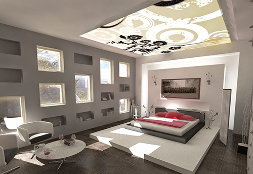 ตกแต่งห้องนอนด้วยวอลเปเปอร์