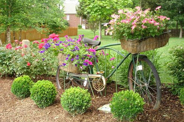 จัดสวนด้วยจักรยาน