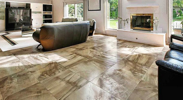 พื้นหินแกรนิต ห้องนั่งเล่น