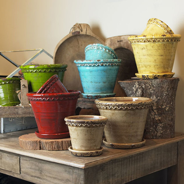 กระถางต้นไม้ กระถางดอกไม้ วินเทจ