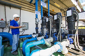 วางระบบและติดตั้งปั๊มน้ำ