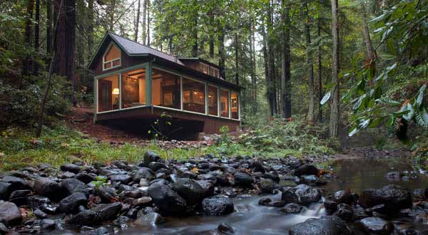 บ้านติดธรรมชาติสไตล์แคลิฟอร์เนีย