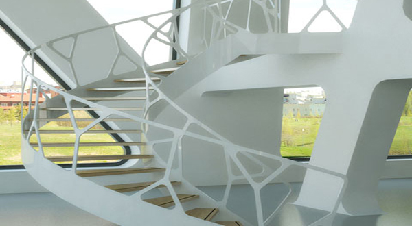 ไอเดียแต่งบ้านกับบันได Organic Staircase