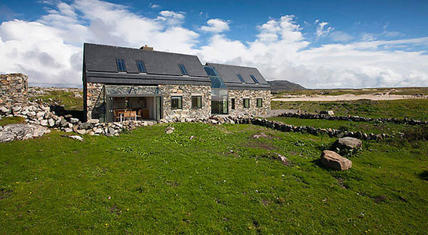 บ้านหินแบบธรรมชาติ