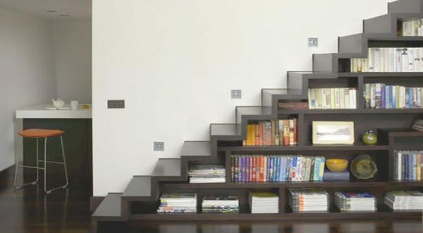 ไอเดียตกแต่งใต้บันไดให้เกิดประโยชน์