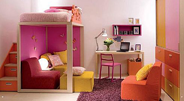 ห้องนอนเด็ก หลากสีสัน