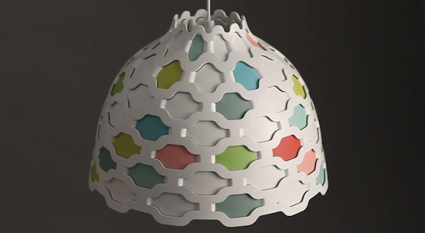 ตกแต่งห้องทำงาน ด้วยโคมไฟ Shutters LC