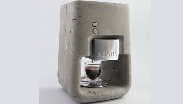 เครื่องชงกาแฟคอนกรีต