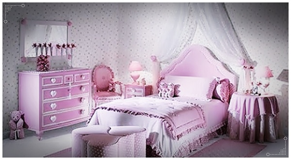 ตกแต่งห้องนอนสีชมพู น่ารักโดนใจ