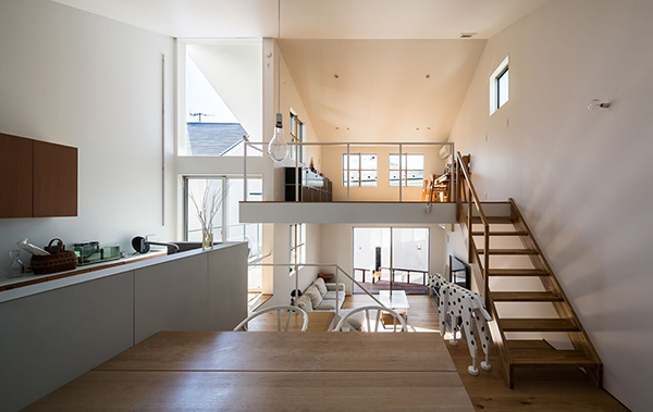 แบบบ้านสองชั้น ตกแต่งเรียบง่ายสไตล์ญี่ปุ่น