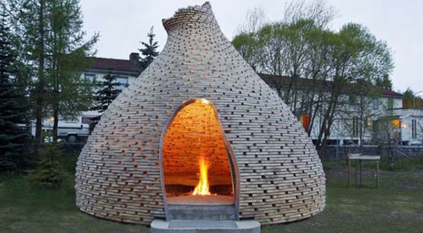 เตาผิงกลางแจ้ง