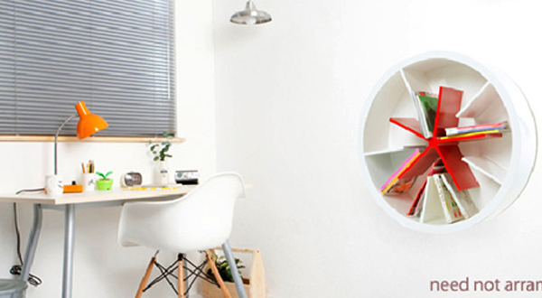 ไอเดียชั้นวางหนังสือดีไซน์สวยแปลก