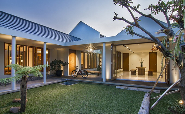 แบบบ้านชั้นเดียว กับธรรมชาติภายในบ้าน