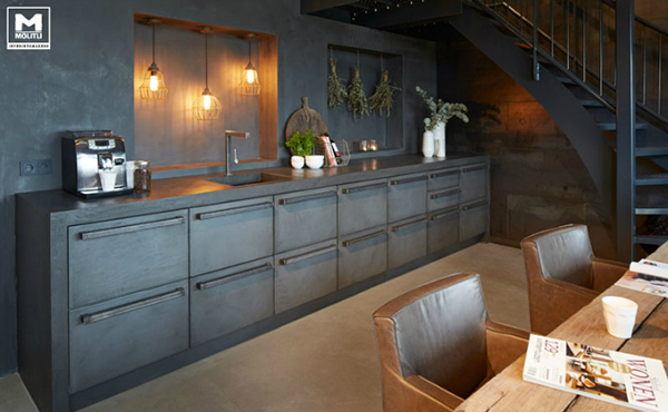 ห้องครัว แบบปูน ปูน