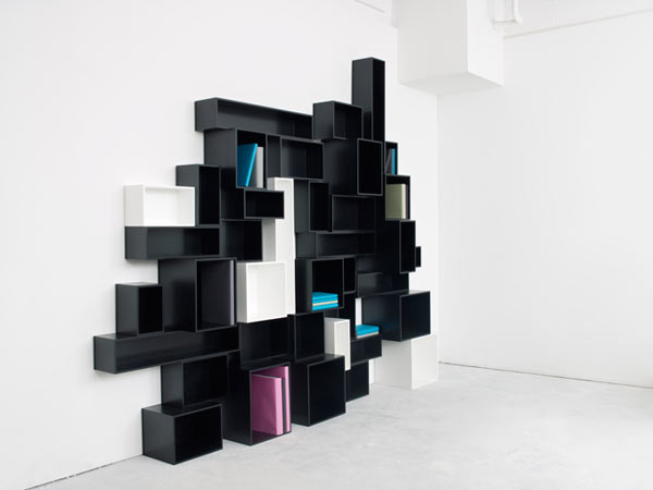 ชั้นวางหนังสือ ชั้นวางหนังสือสีดำ ชั้นวางหนังสือ ชั้นวางหนังสือสีดำ