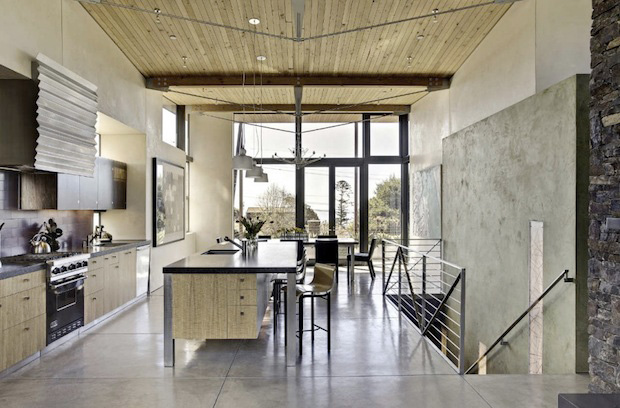 ห้องครัว กระเบื้องปูพื้น ไม้ระแนง ห้องครัว กระเบื้องปูพื้น ไม้ระแนง