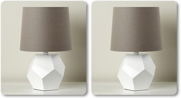 โคมไฟตั้งโต๊ะสีเทา โคมไฟตั้งโต๊ะสีเทา