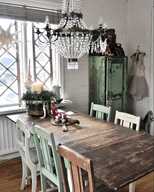 แต่งมุมทานอาหารสไตล์วินเทจ