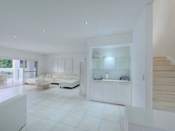 ตกแต่งบ้านสีขาว