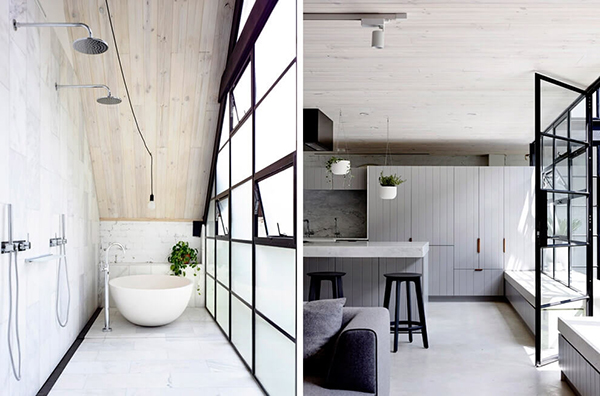 ตกแต่งภายในสไตล์ loft ตกแต่งภายในสไตล์ loft